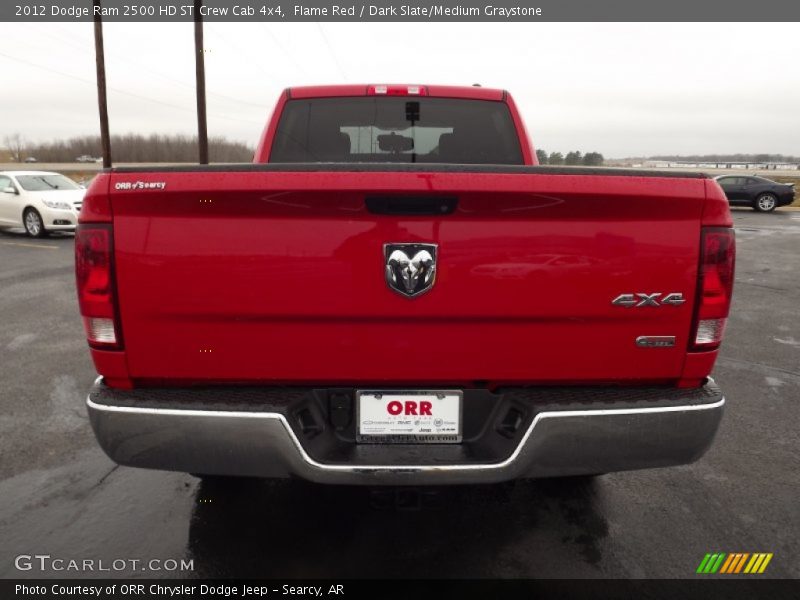Flame Red / Dark Slate/Medium Graystone 2012 Dodge Ram 2500 HD ST Crew Cab 4x4
