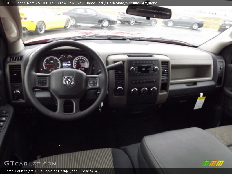 Flame Red / Dark Slate/Medium Graystone 2012 Dodge Ram 2500 HD ST Crew Cab 4x4