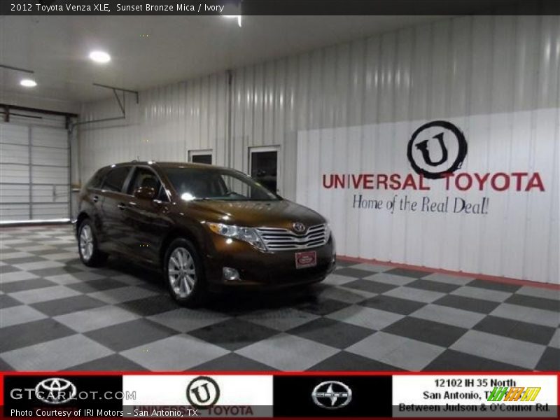 Sunset Bronze Mica / Ivory 2012 Toyota Venza XLE