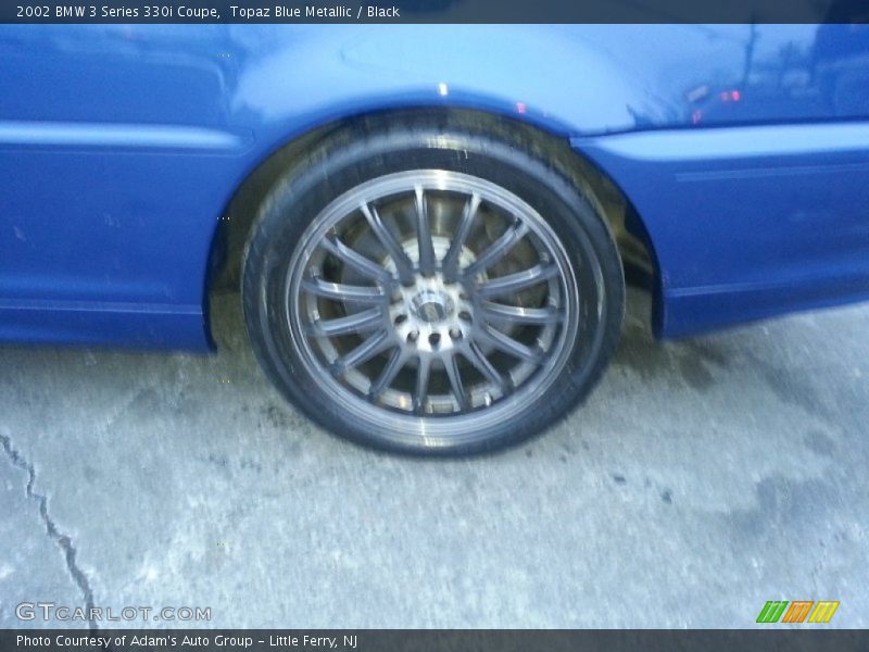 Topaz Blue Metallic / Black 2002 BMW 3 Series 330i Coupe