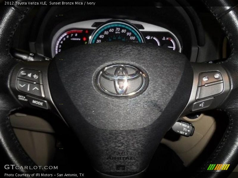 Sunset Bronze Mica / Ivory 2012 Toyota Venza XLE