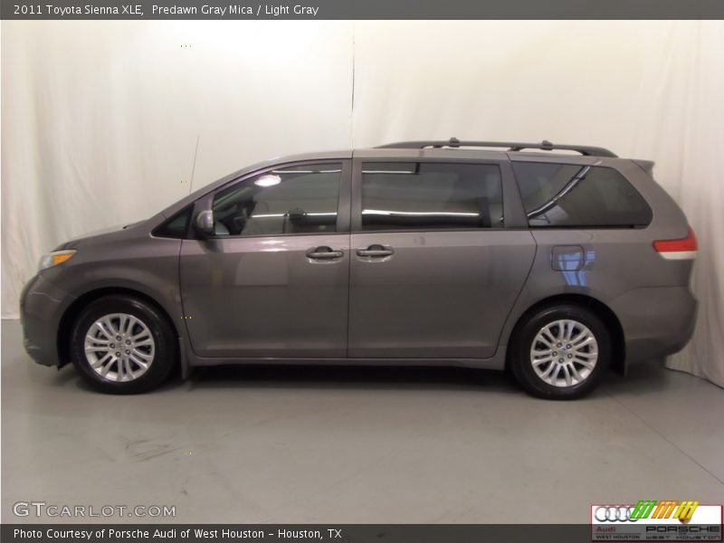 Predawn Gray Mica / Light Gray 2011 Toyota Sienna XLE