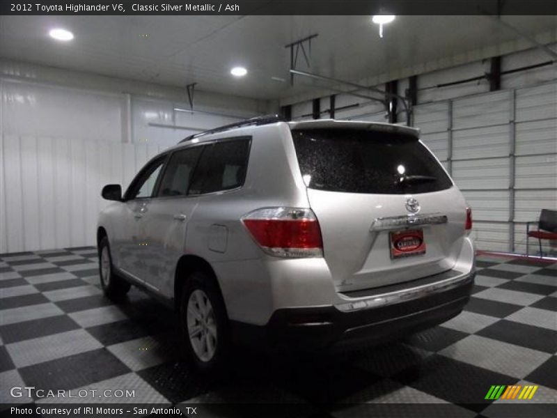 Classic Silver Metallic / Ash 2012 Toyota Highlander V6