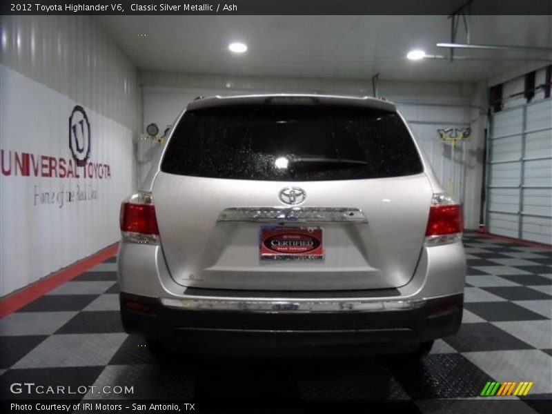 Classic Silver Metallic / Ash 2012 Toyota Highlander V6