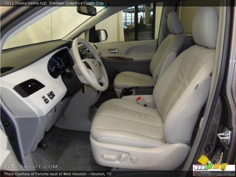 Predawn Gray Mica / Light Gray 2011 Toyota Sienna XLE