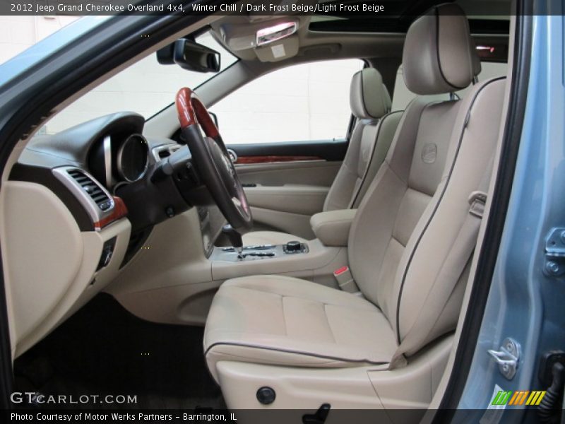 Front Seat of 2012 Grand Cherokee Overland 4x4