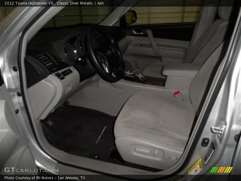 Classic Silver Metallic / Ash 2012 Toyota Highlander V6