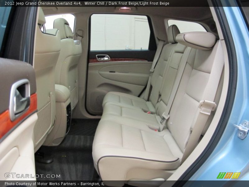 Rear Seat of 2012 Grand Cherokee Overland 4x4