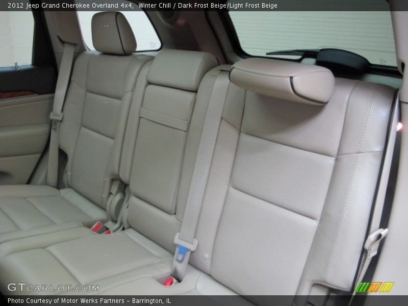 Winter Chill / Dark Frost Beige/Light Frost Beige 2012 Jeep Grand Cherokee Overland 4x4