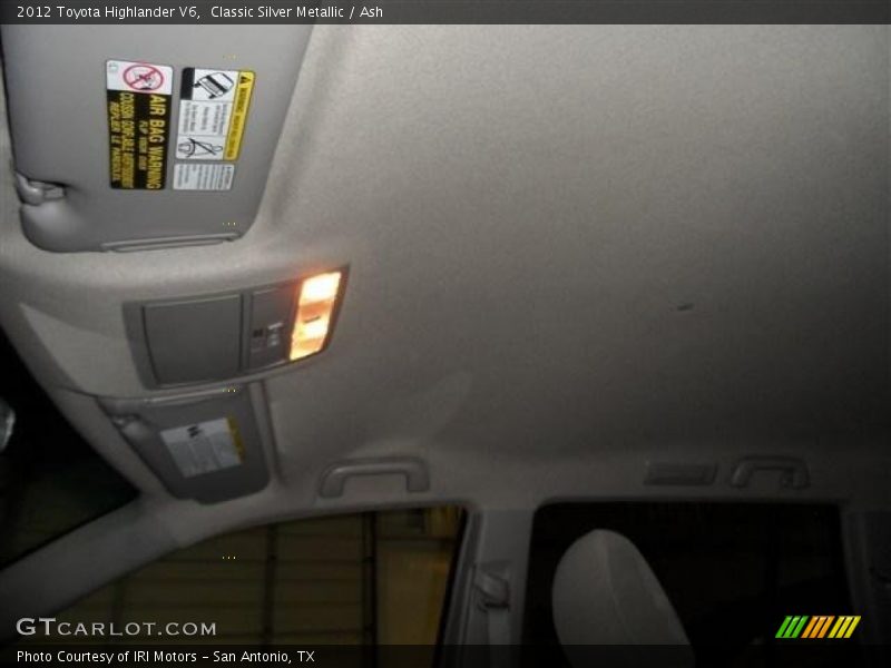 Classic Silver Metallic / Ash 2012 Toyota Highlander V6