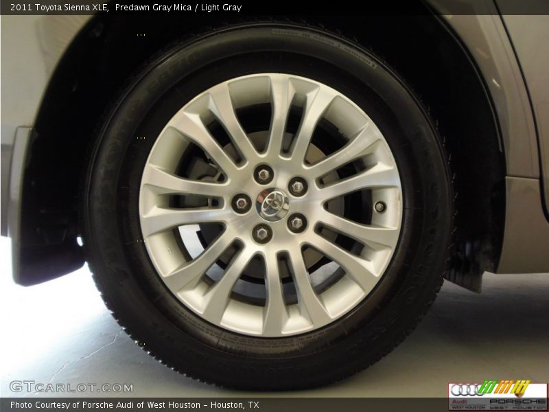 Predawn Gray Mica / Light Gray 2011 Toyota Sienna XLE