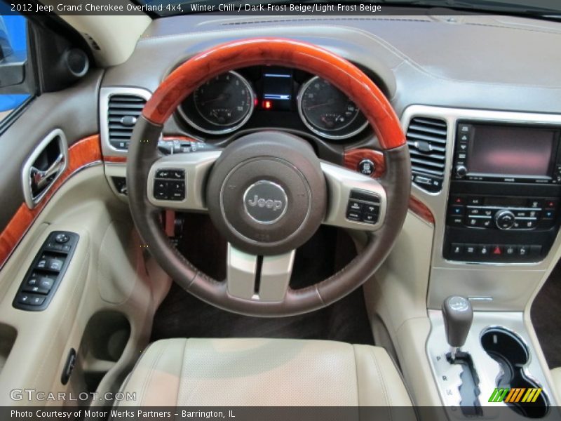  2012 Grand Cherokee Overland 4x4 Steering Wheel