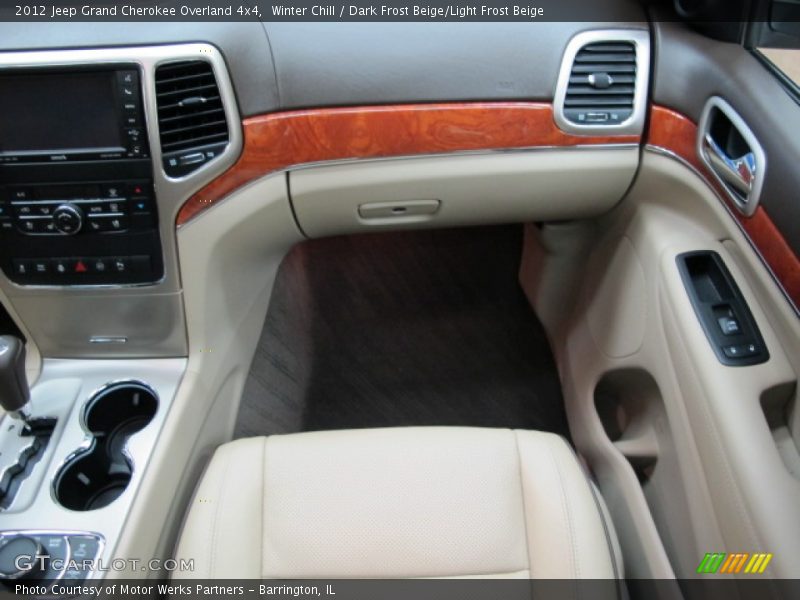 Winter Chill / Dark Frost Beige/Light Frost Beige 2012 Jeep Grand Cherokee Overland 4x4