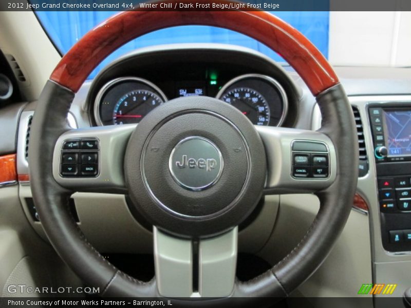  2012 Grand Cherokee Overland 4x4 Steering Wheel