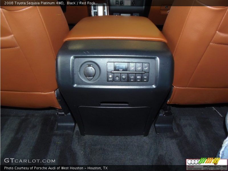 Black / Red Rock 2008 Toyota Sequoia Platinum 4WD