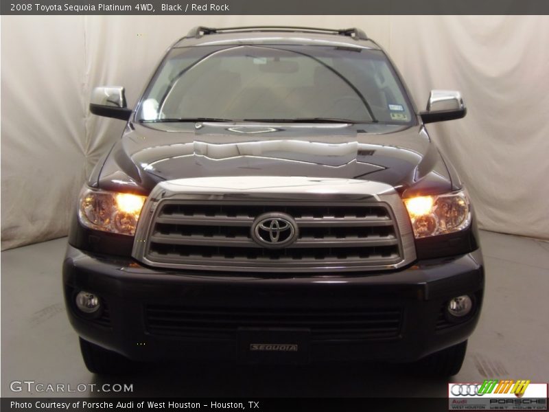 Black / Red Rock 2008 Toyota Sequoia Platinum 4WD