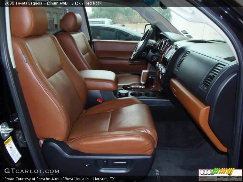 Black / Red Rock 2008 Toyota Sequoia Platinum 4WD