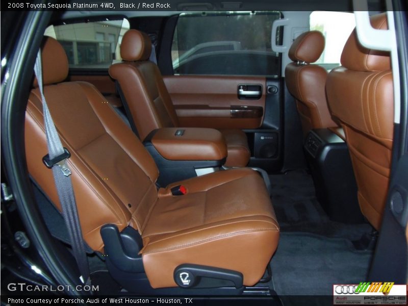 Black / Red Rock 2008 Toyota Sequoia Platinum 4WD