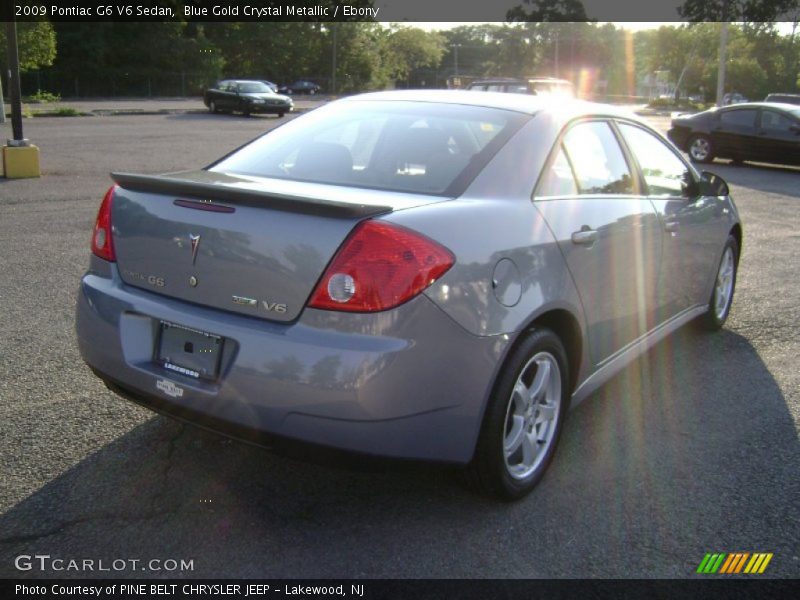 Blue Gold Crystal Metallic / Ebony 2009 Pontiac G6 V6 Sedan