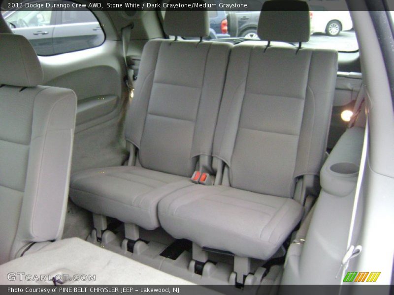 Stone White / Dark Graystone/Medium Graystone 2012 Dodge Durango Crew AWD