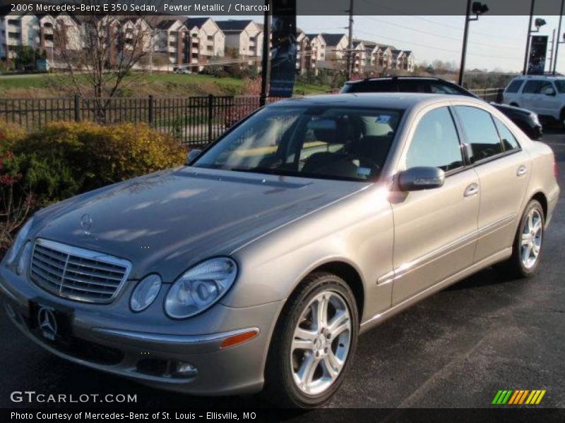 Pewter Metallic / Charcoal 2006 Mercedes-Benz E 350 Sedan