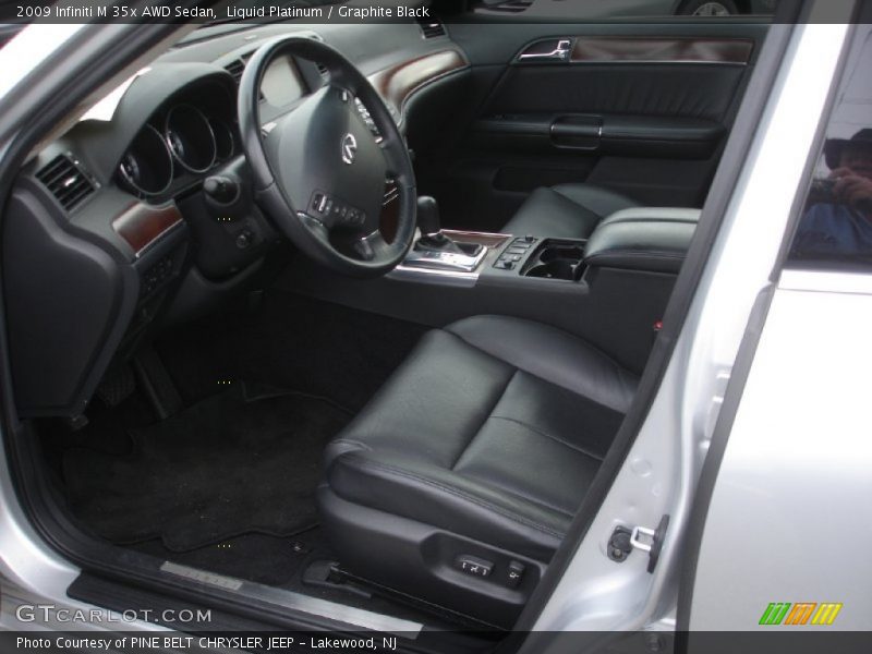Liquid Platinum / Graphite Black 2009 Infiniti M 35x AWD Sedan