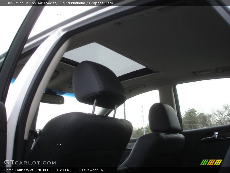 Liquid Platinum / Graphite Black 2009 Infiniti M 35x AWD Sedan