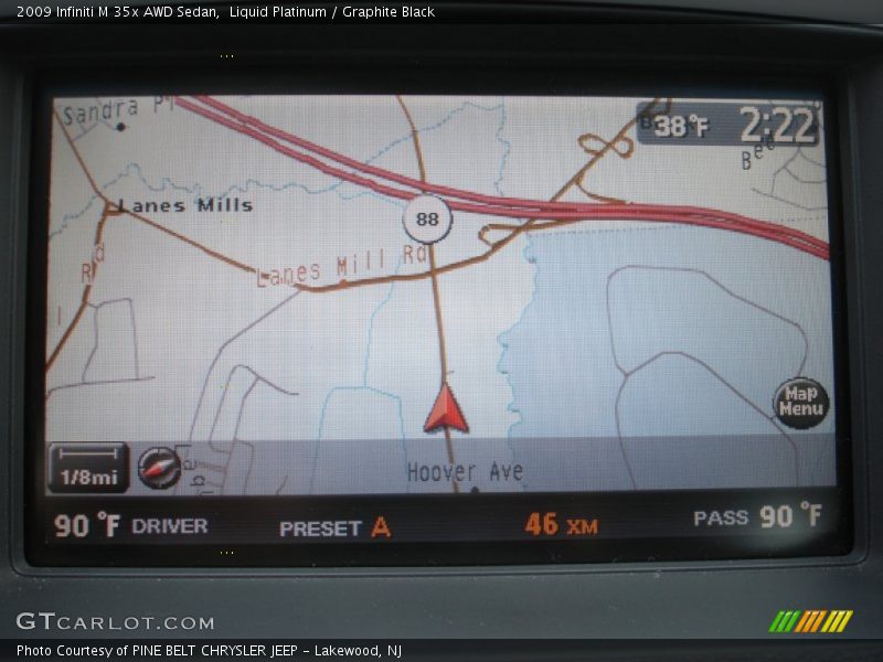 Liquid Platinum / Graphite Black 2009 Infiniti M 35x AWD Sedan