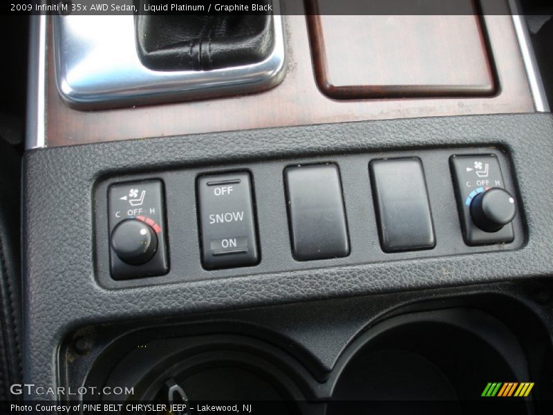 Liquid Platinum / Graphite Black 2009 Infiniti M 35x AWD Sedan
