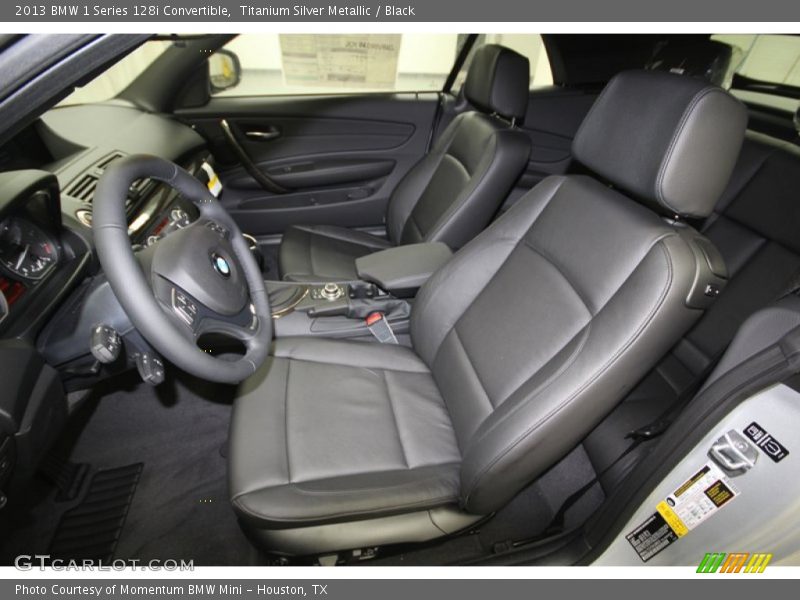  2013 1 Series 128i Convertible Black Interior