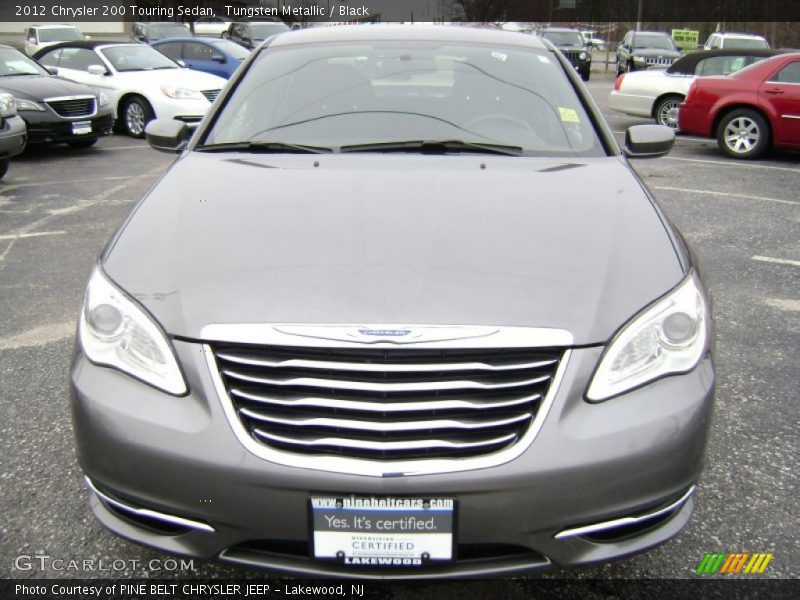 Tungsten Metallic / Black 2012 Chrysler 200 Touring Sedan