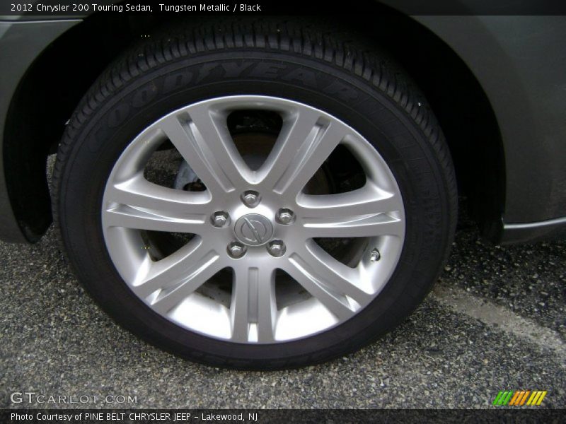 Tungsten Metallic / Black 2012 Chrysler 200 Touring Sedan