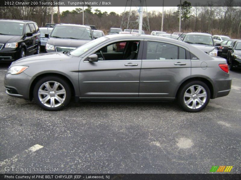 Tungsten Metallic / Black 2012 Chrysler 200 Touring Sedan