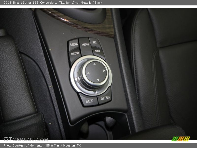 Titanium Silver Metallic / Black 2013 BMW 1 Series 128i Convertible