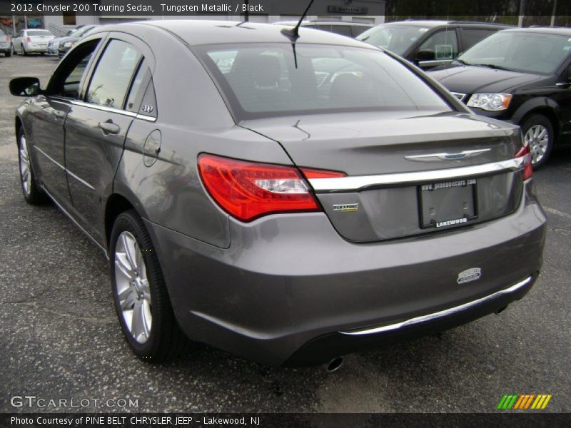 Tungsten Metallic / Black 2012 Chrysler 200 Touring Sedan