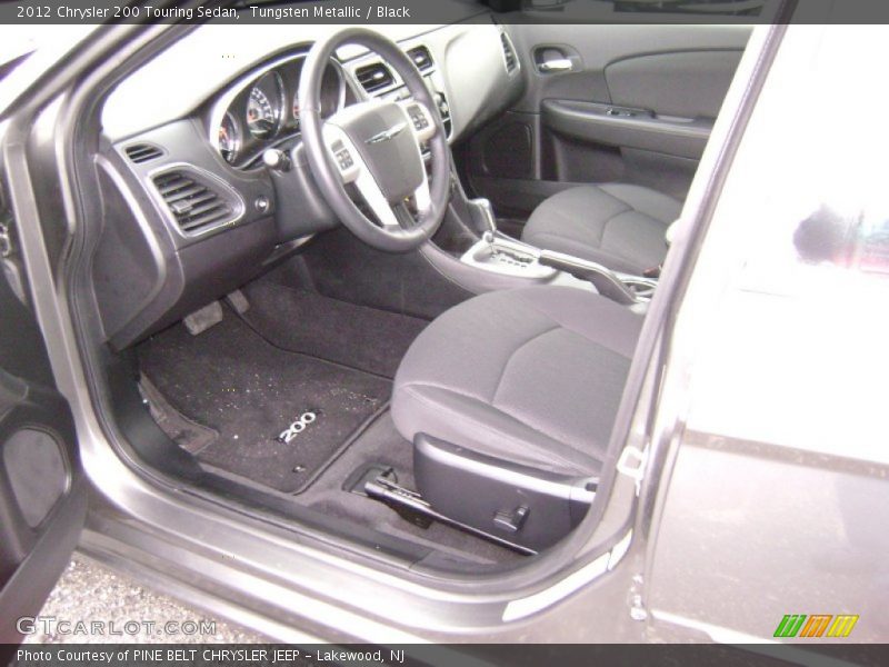 Tungsten Metallic / Black 2012 Chrysler 200 Touring Sedan