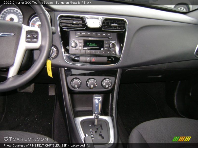 Tungsten Metallic / Black 2012 Chrysler 200 Touring Sedan