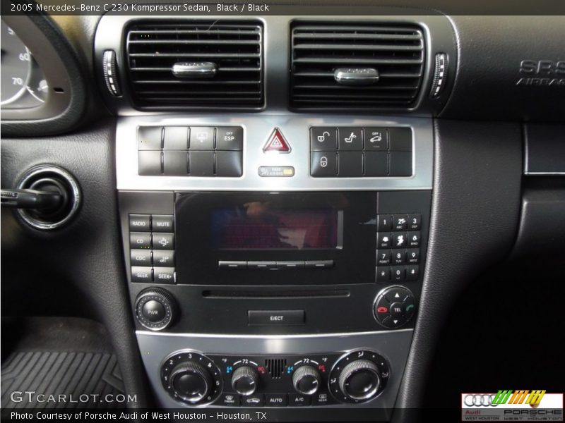 Black / Black 2005 Mercedes-Benz C 230 Kompressor Sedan