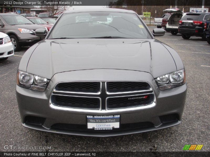 Tungsten Metallic / Black 2012 Dodge Charger SE
