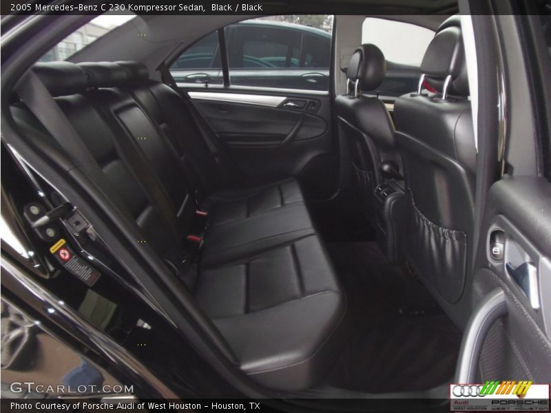 Black / Black 2005 Mercedes-Benz C 230 Kompressor Sedan