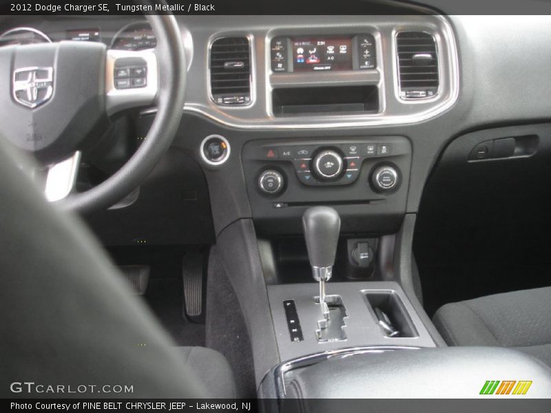 Tungsten Metallic / Black 2012 Dodge Charger SE
