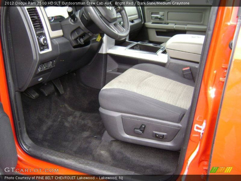 Bright Red / Dark Slate/Medium Graystone 2012 Dodge Ram 2500 HD SLT Outdoorsman Crew Cab 4x4