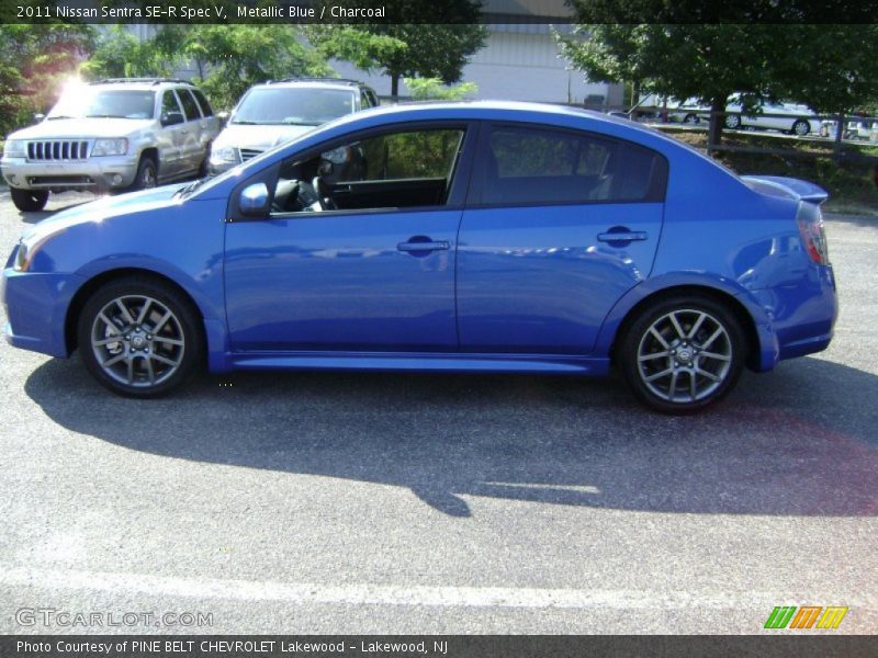 Metallic Blue / Charcoal 2011 Nissan Sentra SE-R Spec V