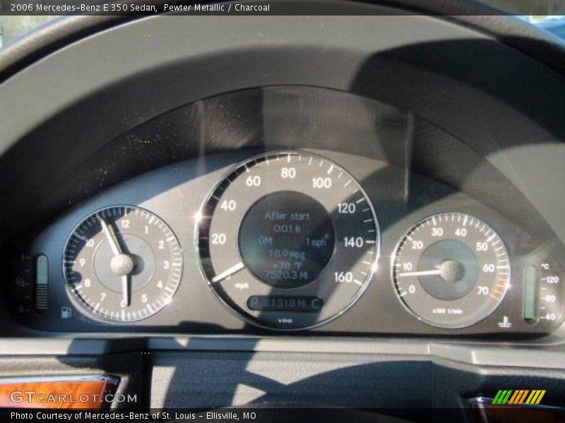 Pewter Metallic / Charcoal 2006 Mercedes-Benz E 350 Sedan