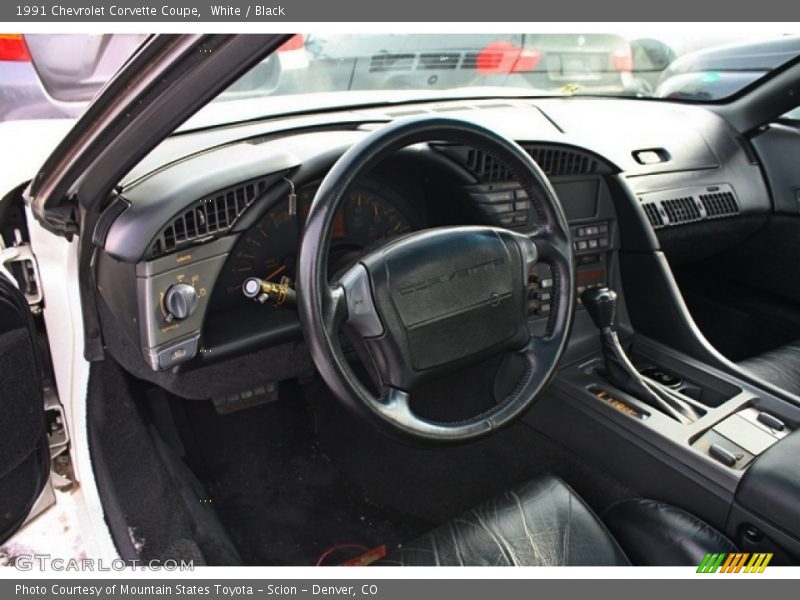  1991 Corvette Coupe Black Interior