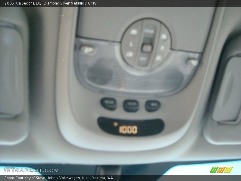 Diamond Silver Metallic / Gray 2005 Kia Sedona LX