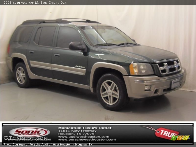 Sage Green / Oak 2003 Isuzu Ascender LS