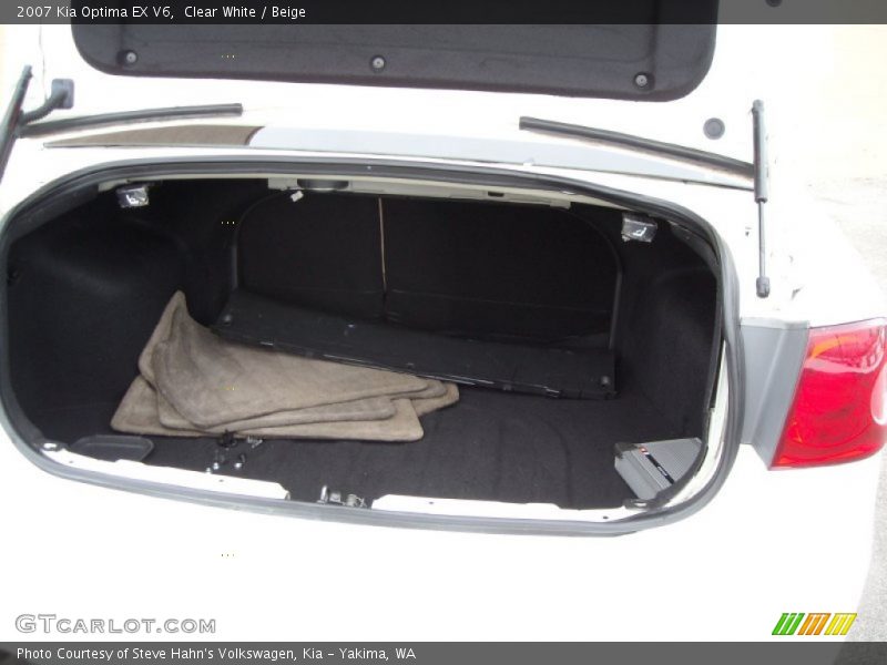 Clear White / Beige 2007 Kia Optima EX V6