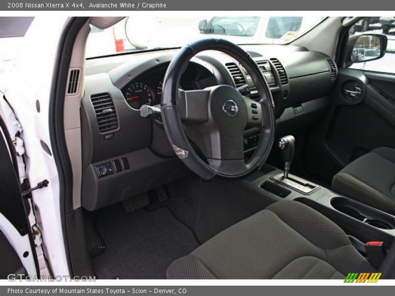 Avalanche White / Graphite 2008 Nissan Xterra X 4x4