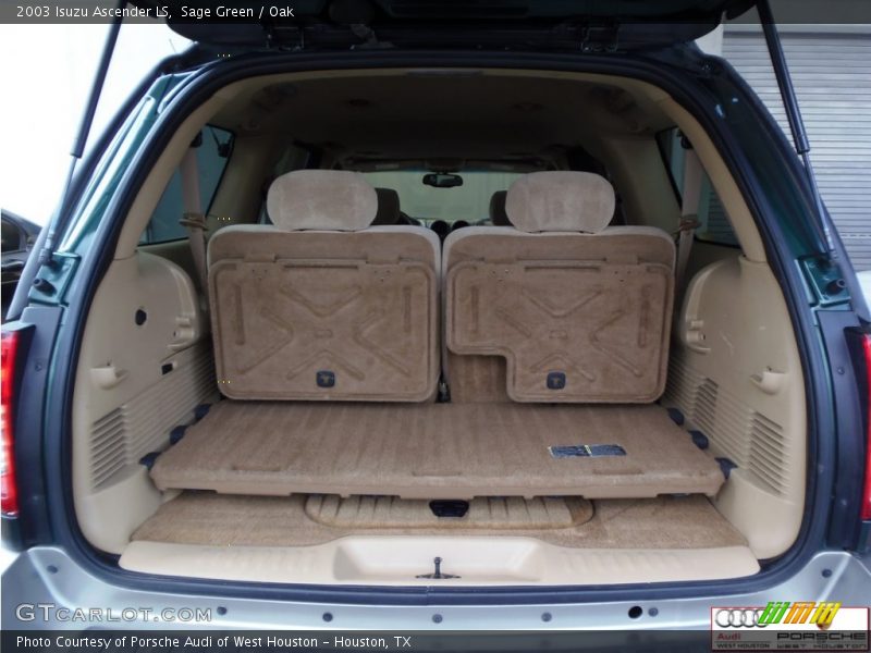 Sage Green / Oak 2003 Isuzu Ascender LS